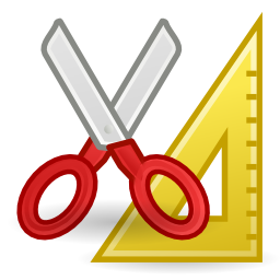 Download free scissors try square accessory icon