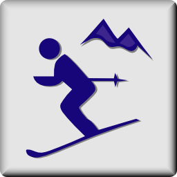 Download free sport mountain ski icon