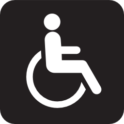 Download free armchair rolling handicapped icon