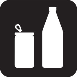 Download free glass bottle plastic spool icon