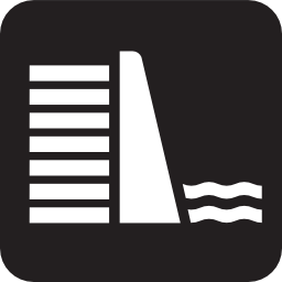 Download free water electricity dam lake icon