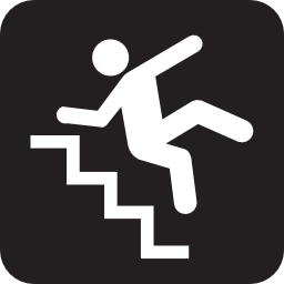 Download free fall staircase icon