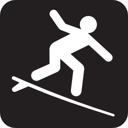 Download free water leisure board surf icon