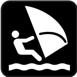 Download free water sport leisure sea board sailing lake icon