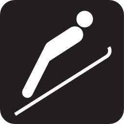 Download free ski leisure winter jump icon