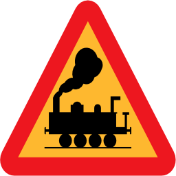 Download free triangle rail train icon