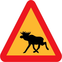 Download free animal triangle moose icon