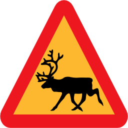 Download free animal triangle reindeer icon