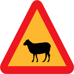 Download free animal sheep triangle icon