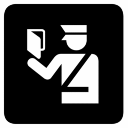 Download free paper customs customs officer policeman icon