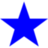 Download free blue star icon