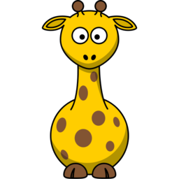 Download free yellow animal giraffe icon