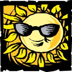Download free sun lunette icon