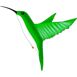 Download free green animal bird fly icon