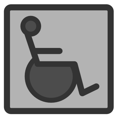 Download free armchair handicapped icon
