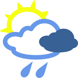 Download free sun weather cloud rain icon