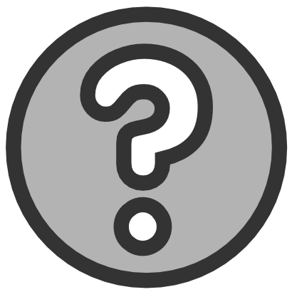 Download free grey dot help interrogation question icon