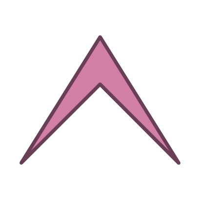 Download free arrow violet top icon