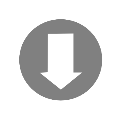 Download free grey round arrow bottom icon