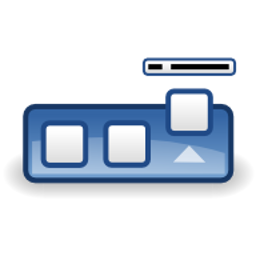 Download free blue navigator linux bar icon