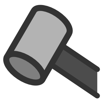 Download free grey hammer icon