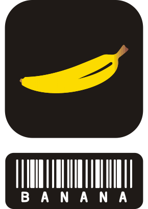 Download free food barcode fruit banana icon
