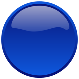 Download free blue round button icon
