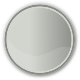 Download free grey round circle icon