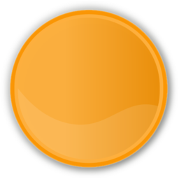 Download free orange round circle icon