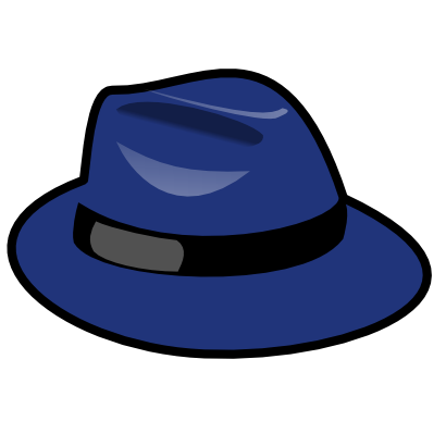 Download free blue hat clothing icon