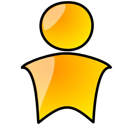 Download free orange person icon