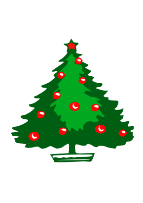 Download free green tree star billiard ball christmas fir icon