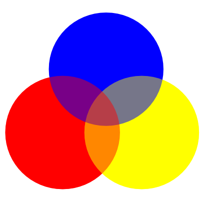 Download free yellow blue red round disk color icon