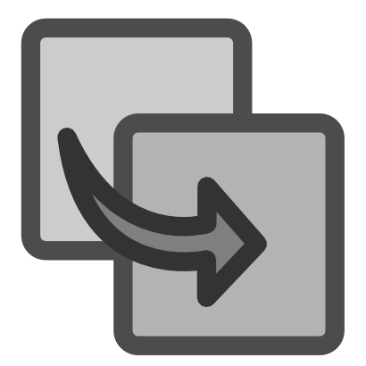 Download free grey arrow square icon