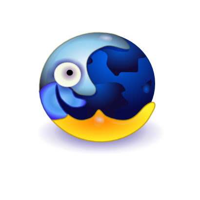 Download free earth moon icon