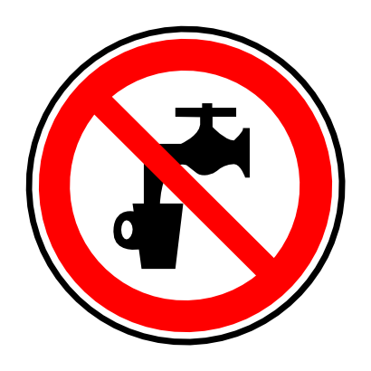 Download free round prohibited water cup panel icon