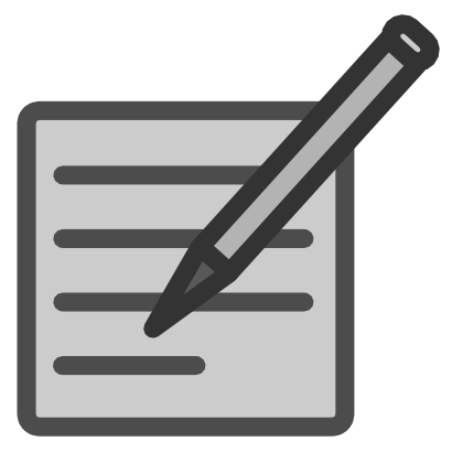 Download free pencil sheet grey icon