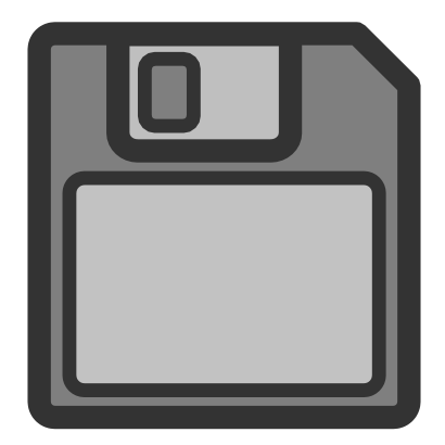 Download free grey floppy icon