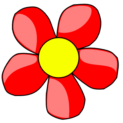 Download free yellow red flower icon
