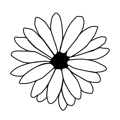 Download free white flower icon