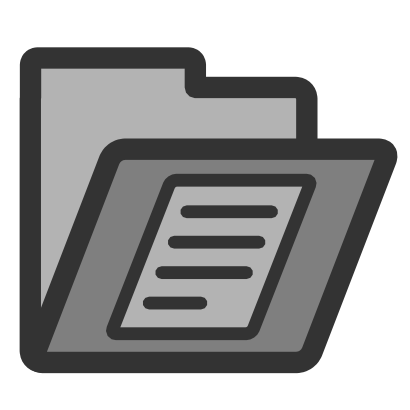 Download free sheet grey folder icon