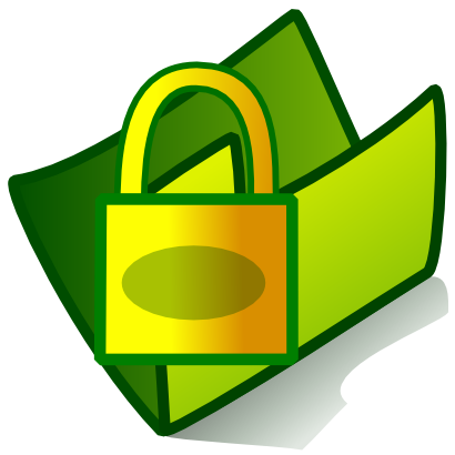 Download free padlock green folder icon