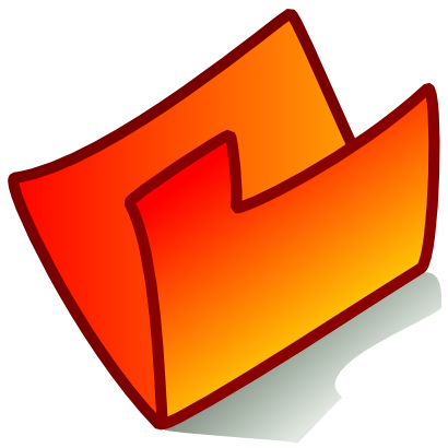 Download free orange folder icon