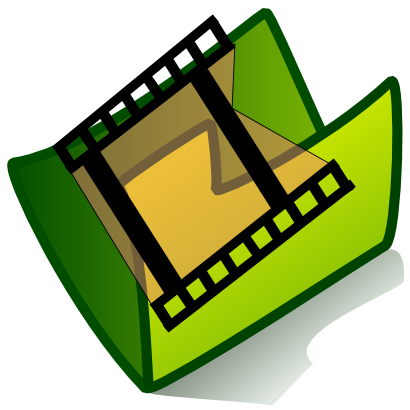 Download free video green folder movie icon
