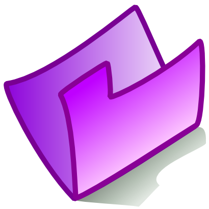 Download free violet folder icon