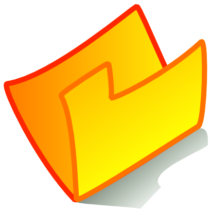 Download free yellow orange folder icon