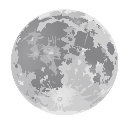Download free moon planet icon