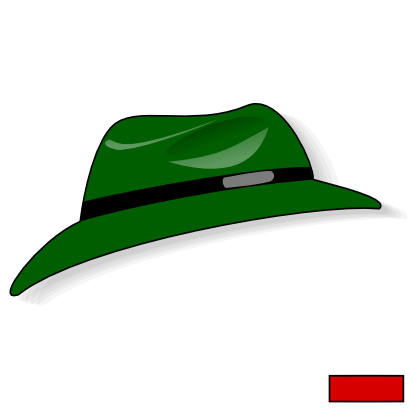 Download free green hat clothing icon