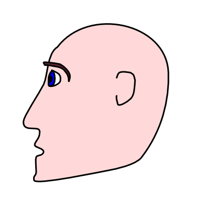 Download free head face bald human icon