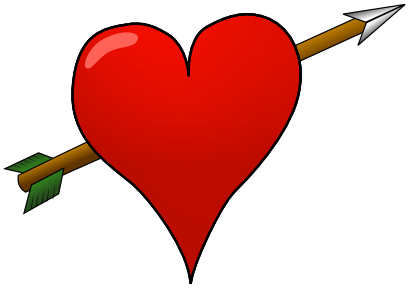 Download free heart red arrow icon
